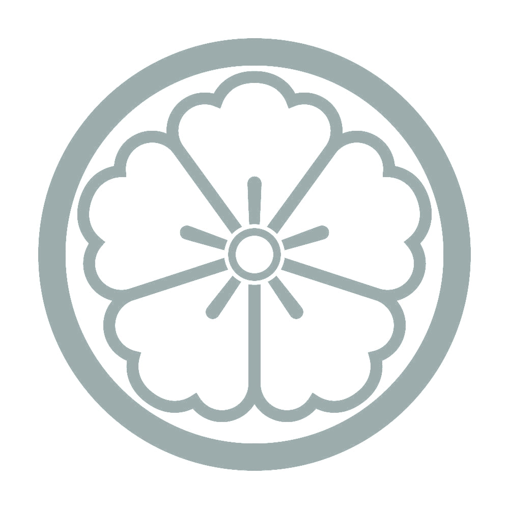 中輪に陰の唐花紋 10