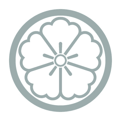 中輪に陰の唐花紋 10