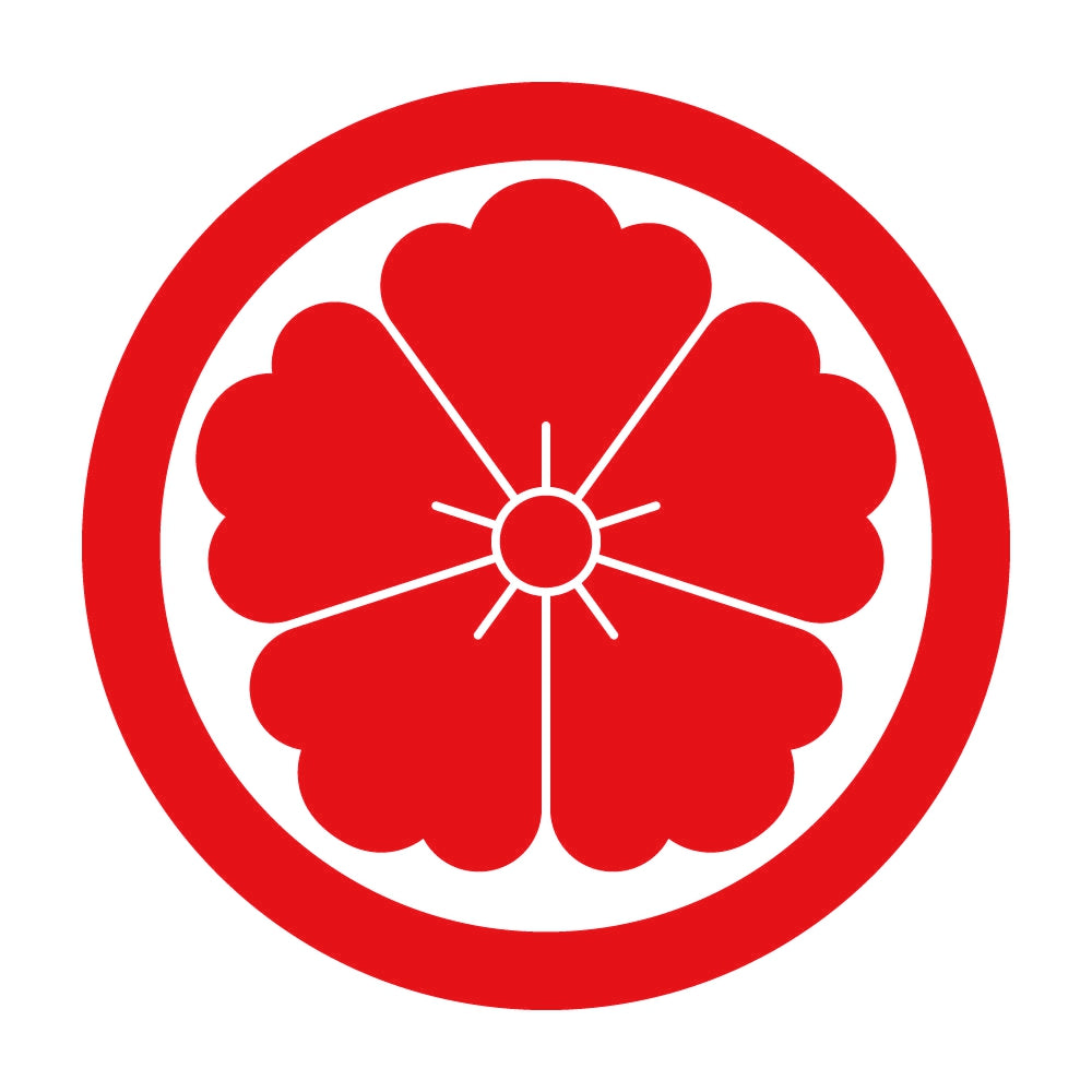 中輪に唐花紋 8