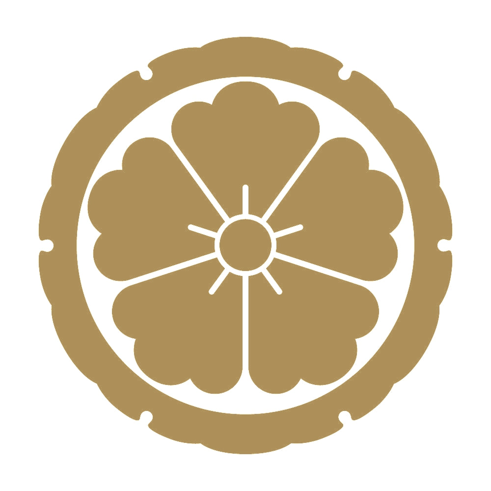 外雪輪に唐花紋 9