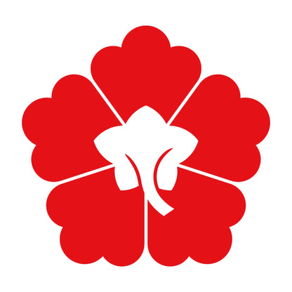 台地抜き唐花紋 8
