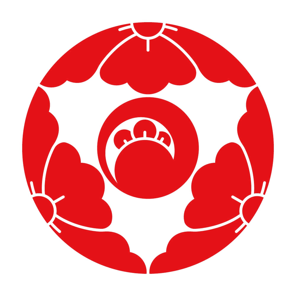 三つ割り唐花に丁子巴紋 8