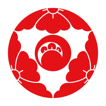 三つ割り唐花に丁子巴紋 8