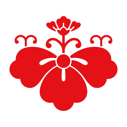 唐花桐紋 8