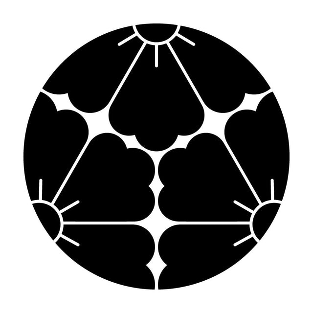 三つ割り唐花紋