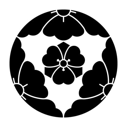 三つ割り唐花に剣片喰紋