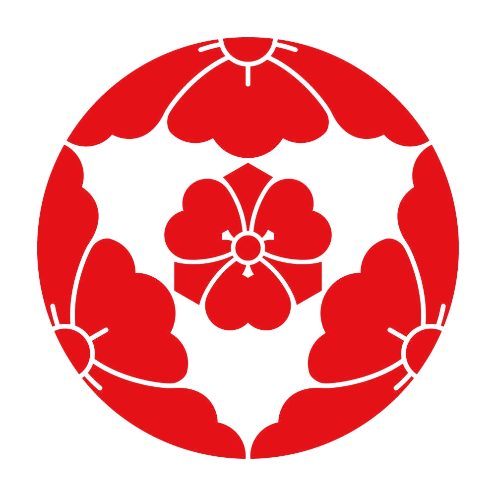 三つ割り唐花に剣片喰紋 8