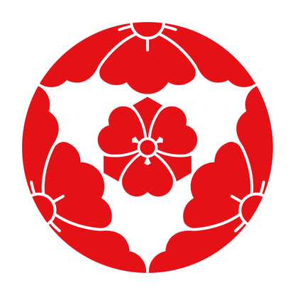 三つ割り唐花に剣片喰紋 8