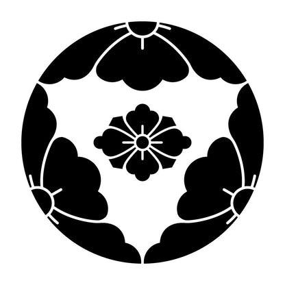 三つ割り唐花に剣花菱紋