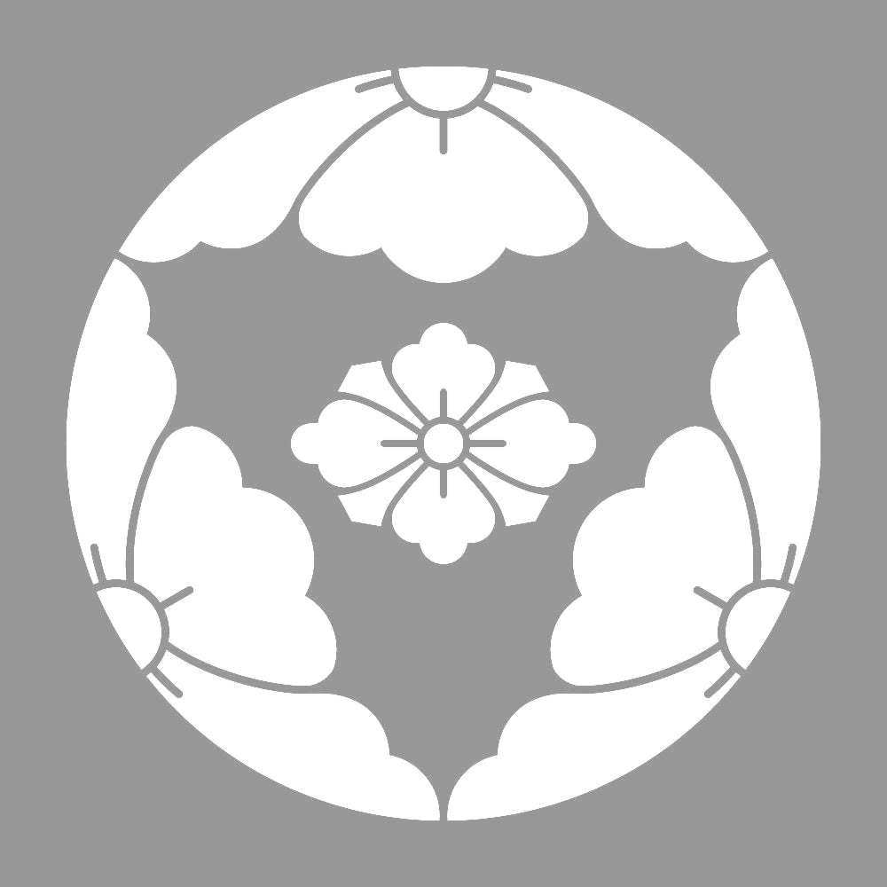 三つ割り唐花に剣花菱紋 7