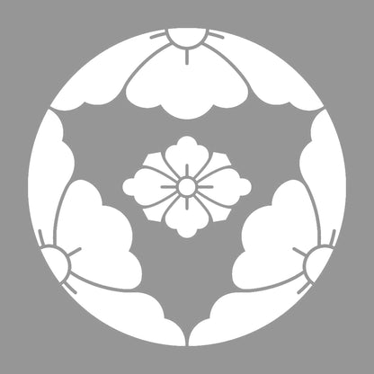 三つ割り唐花に剣花菱紋 7