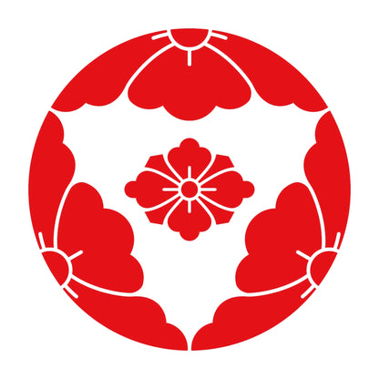 三つ割り唐花に剣花菱紋 8