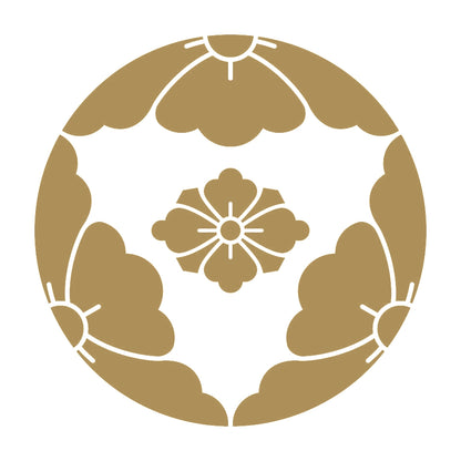 三つ割り唐花に剣花菱紋 9