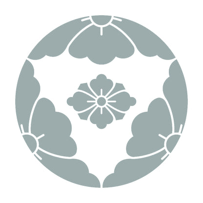 三つ割り唐花に剣花菱紋 10