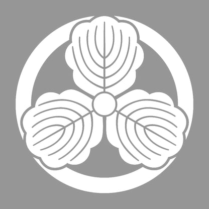 丸に出三つ柏紋 7