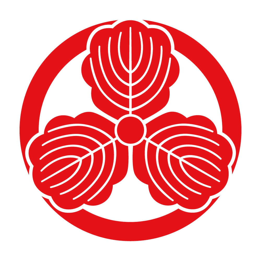 丸に出三つ柏紋 8