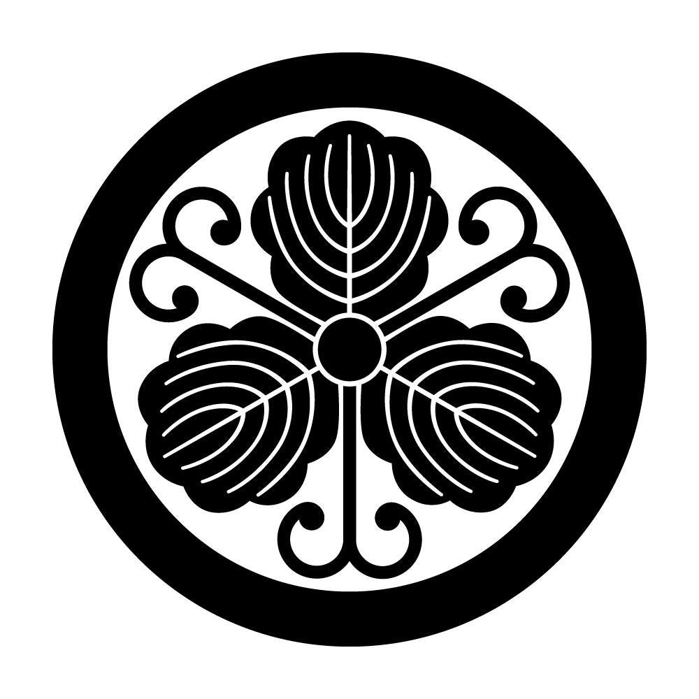 丸に蔓柏紋