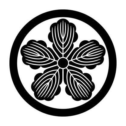 中輪に五つ柏紋