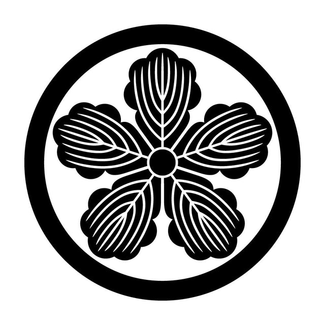 中輪に五つ柏紋