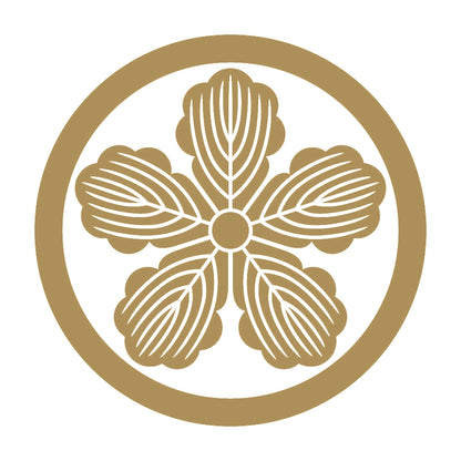 中輪に五つ柏紋 9