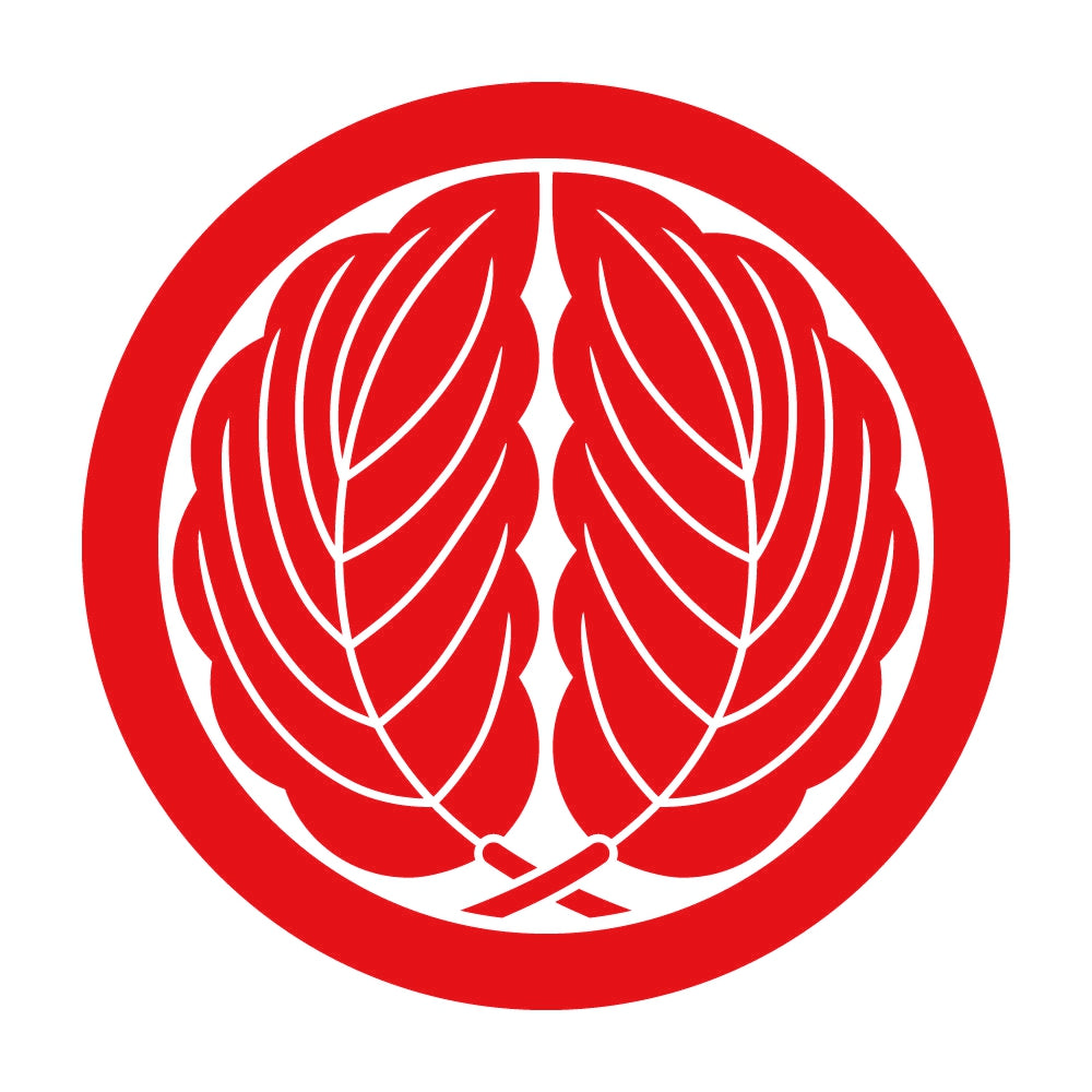 丸に抱き柏紋 8