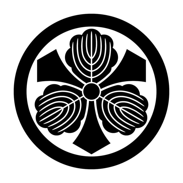 丸に剣三つ柏紋