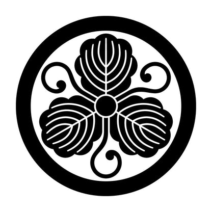 丸に片手蔓柏紋