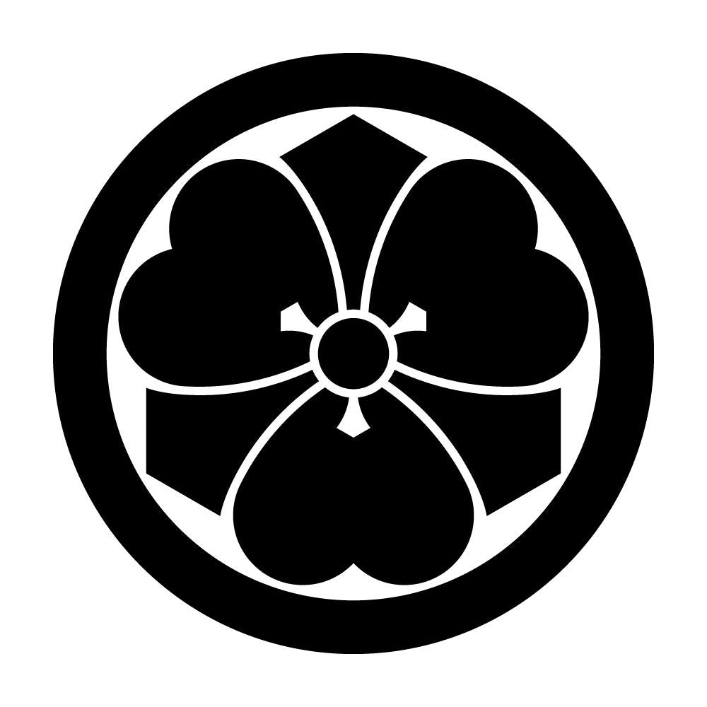 丸に剣片喰紋