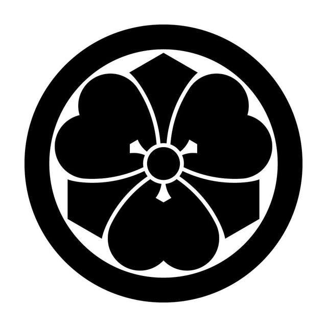 丸に剣片喰紋