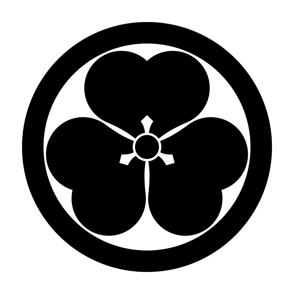 丸に片喰紋