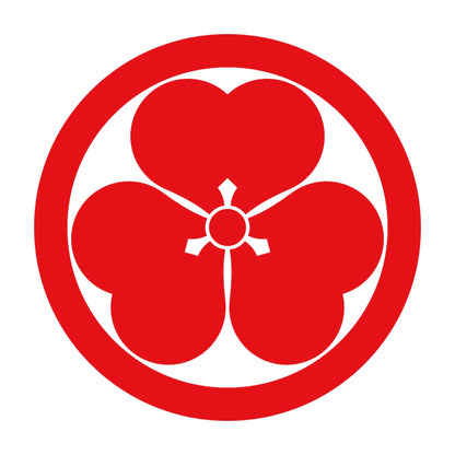 丸に片喰紋 8