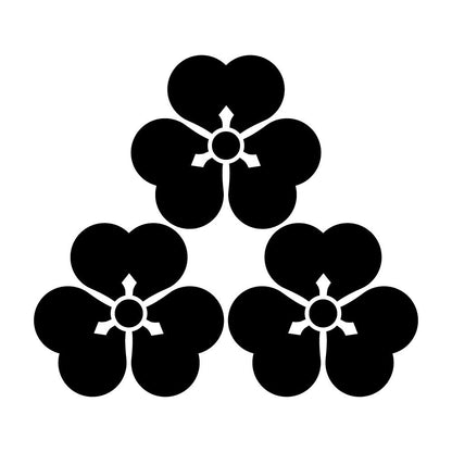 三つ盛り片喰紋