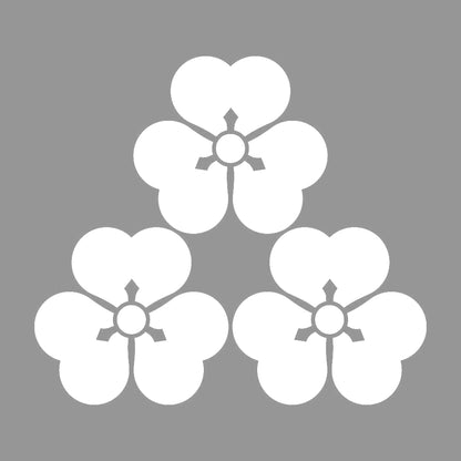 三つ盛り片喰紋 7