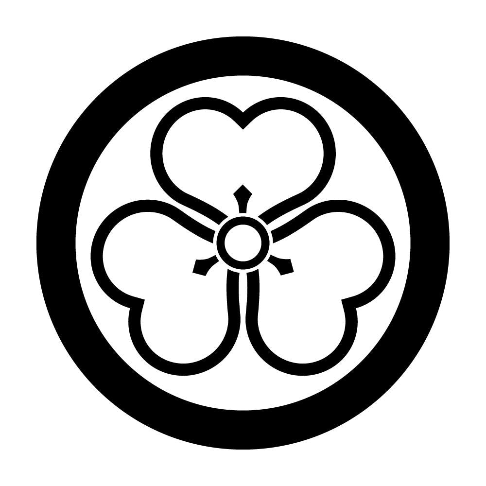 丸に陰片喰紋