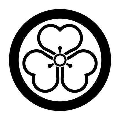 丸に陰片喰紋