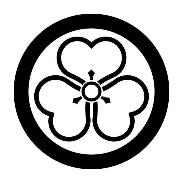 丸に陰片喰紋