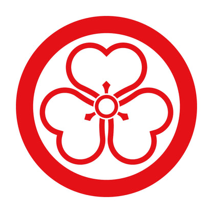 丸に陰片喰紋 8