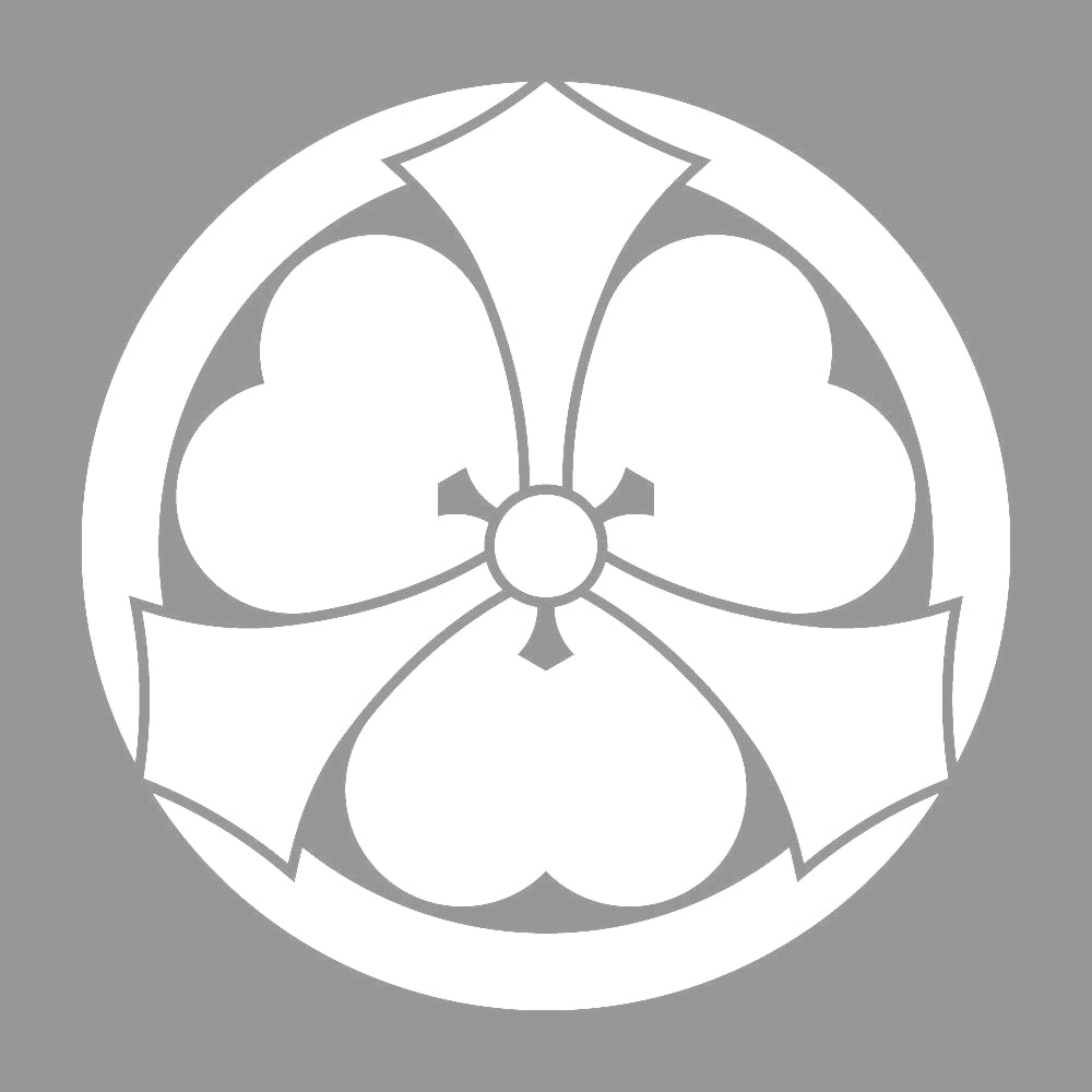 丸に剣出片喰紋 7