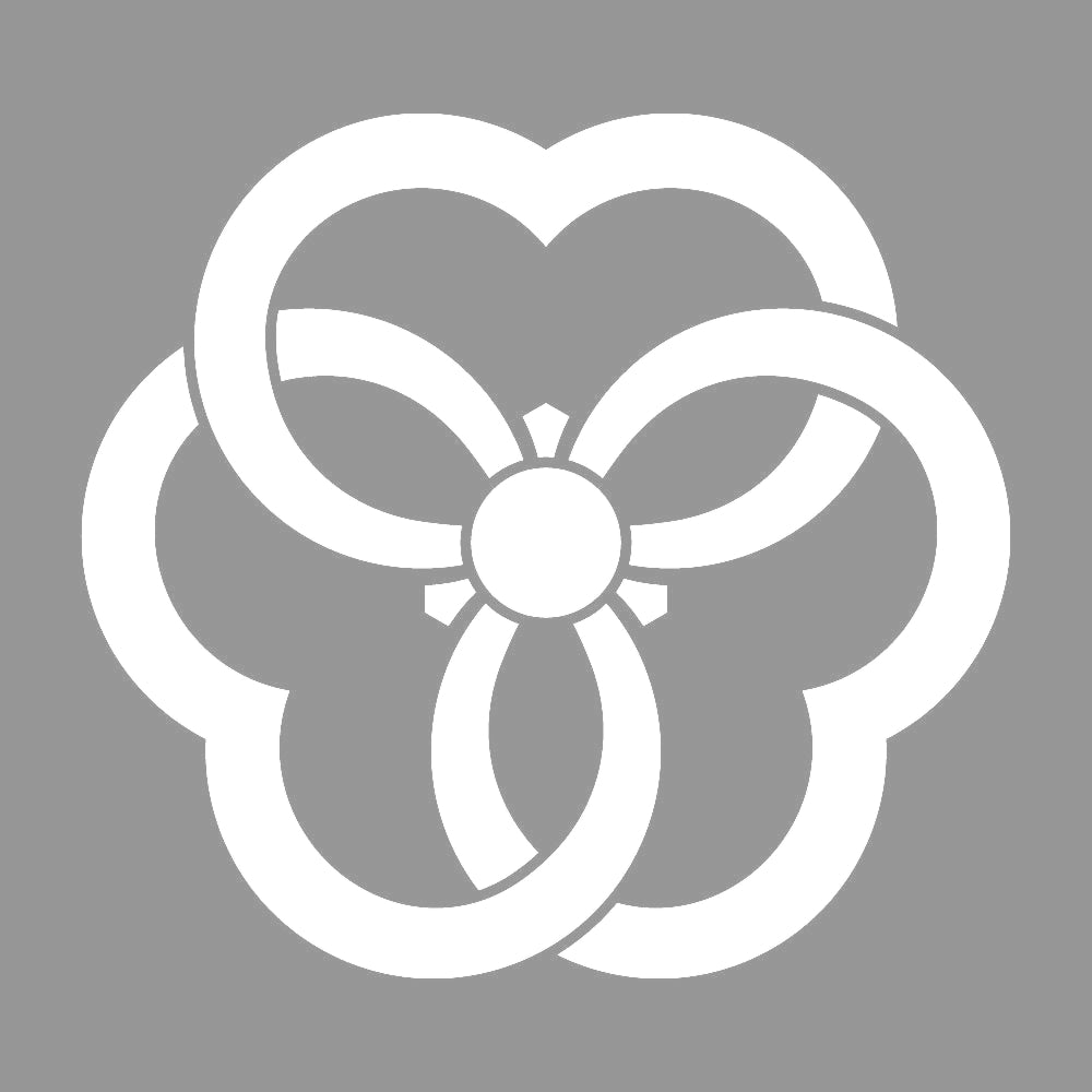 中陰結び片喰紋 7