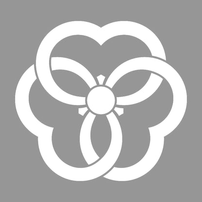 中陰結び片喰紋 7