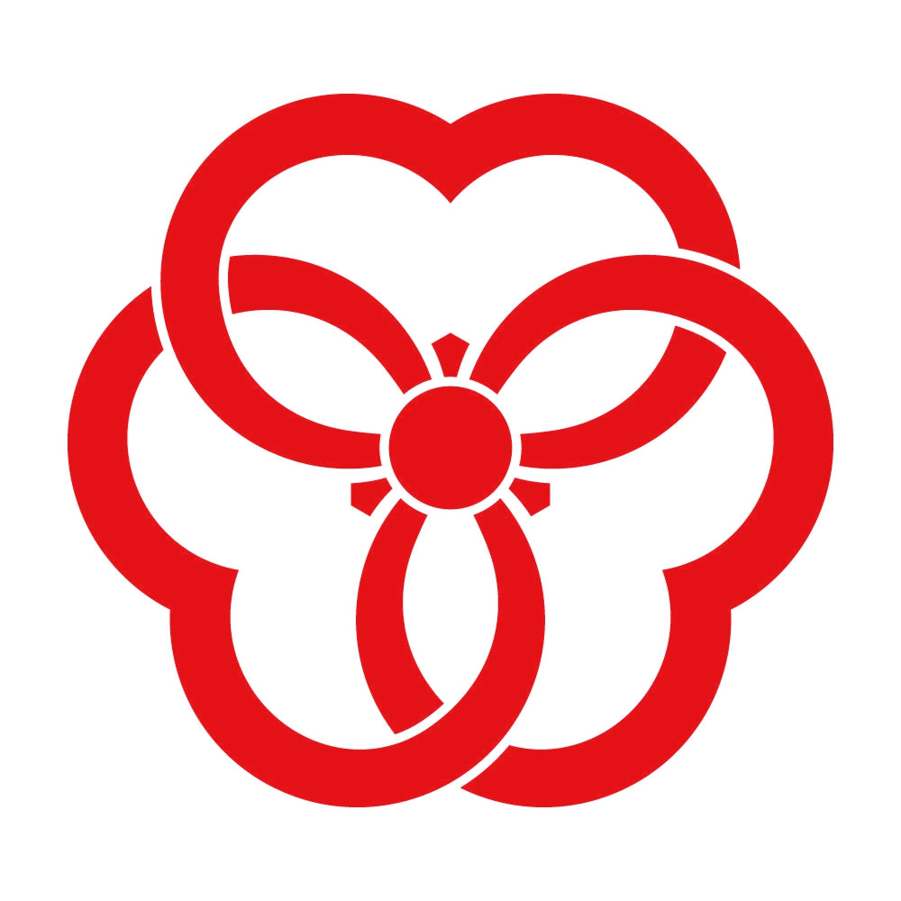 中陰結び片喰紋 8