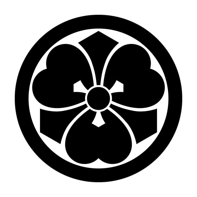 丸に離れ剣片喰紋