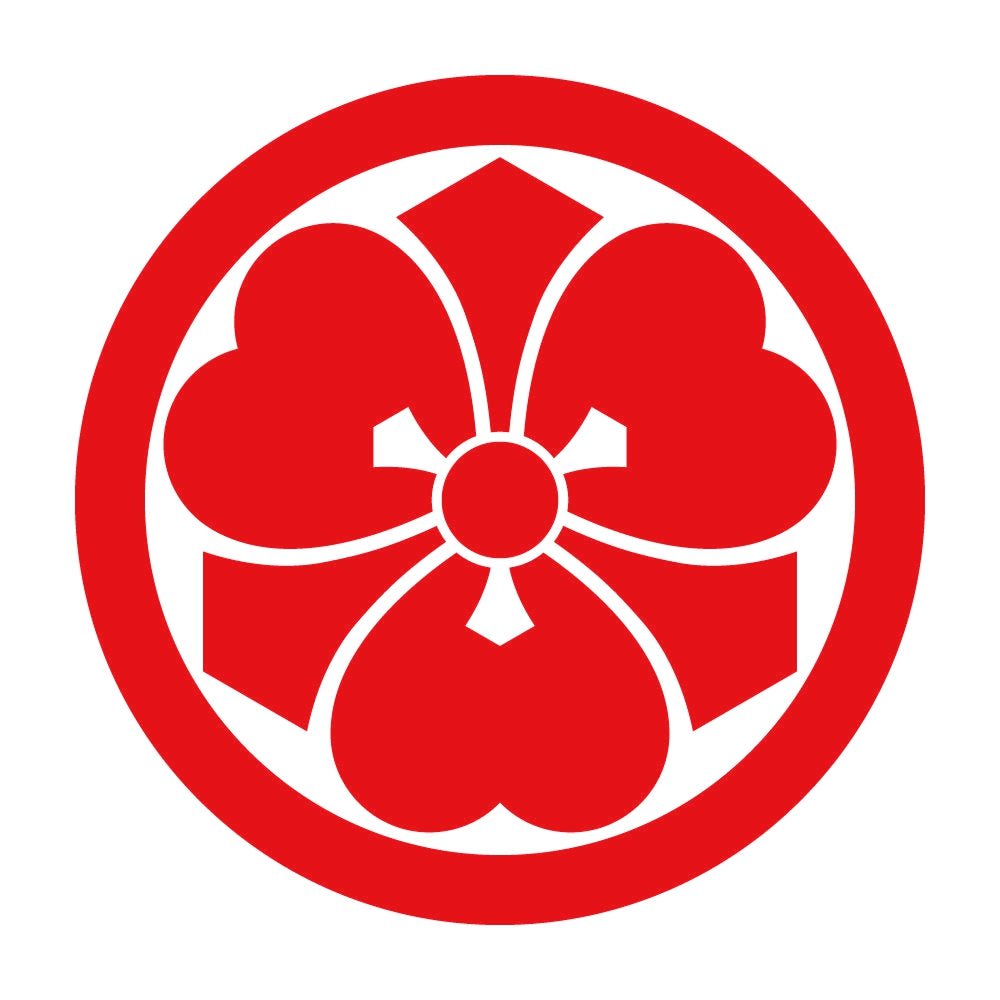 丸に離れ剣片喰紋 8