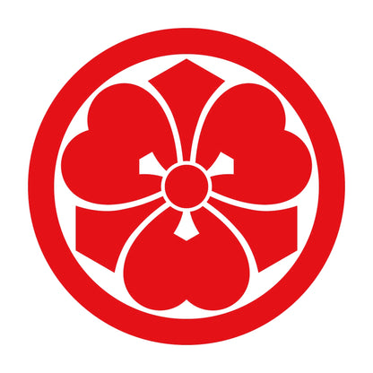 丸に離れ剣片喰紋 8