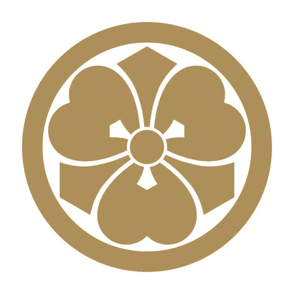 丸に離れ剣片喰紋 9