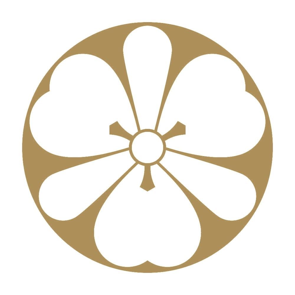 石持ち地抜き棒剣片喰紋 9