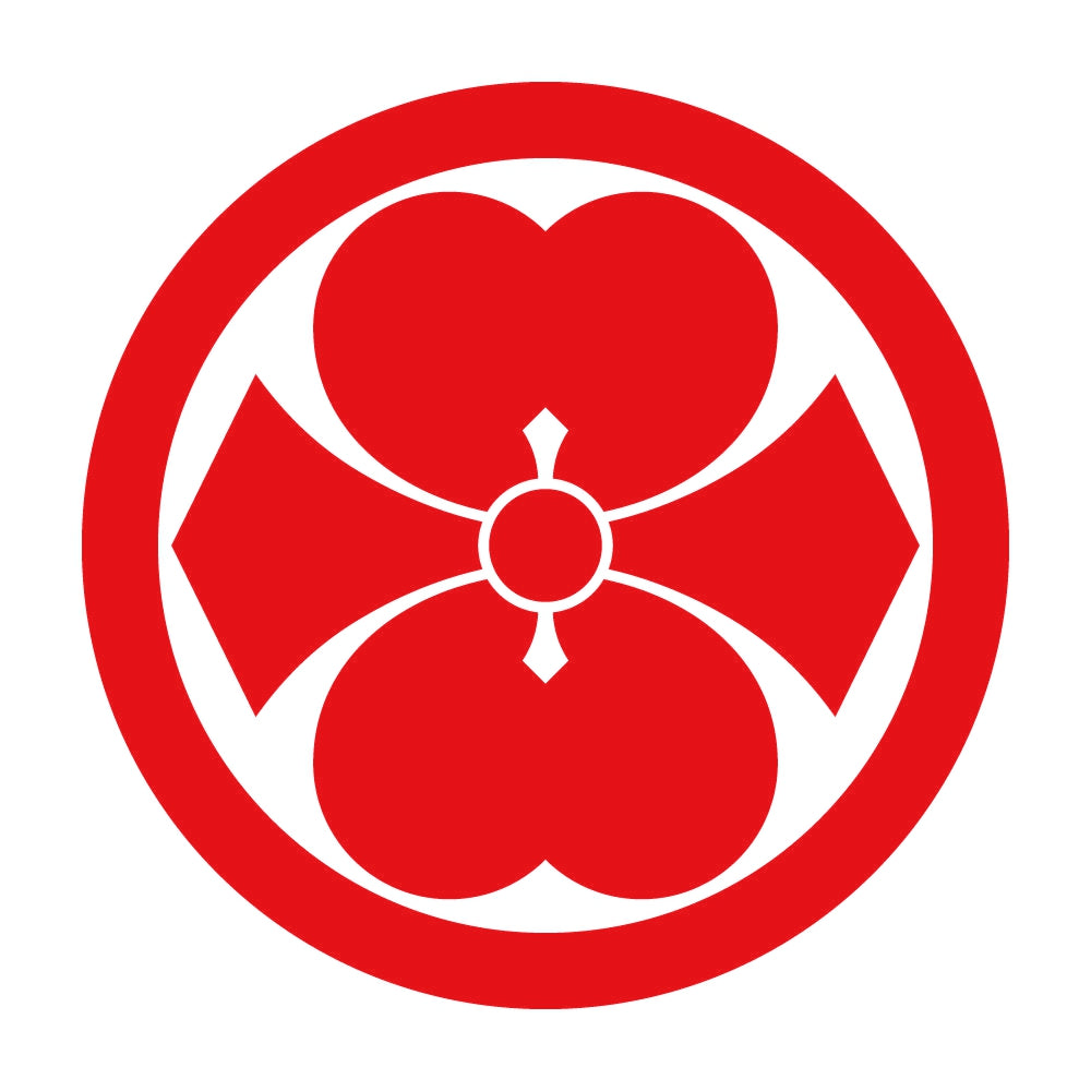 丸に二つ割り剣片喰紋 8