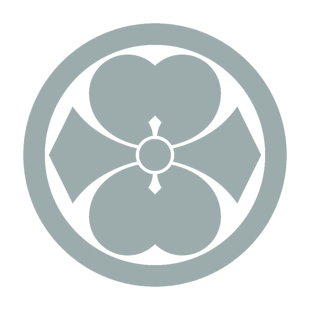 丸に二つ割り剣片喰紋 10