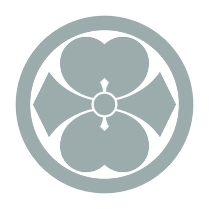 丸に二つ割り剣片喰紋 10