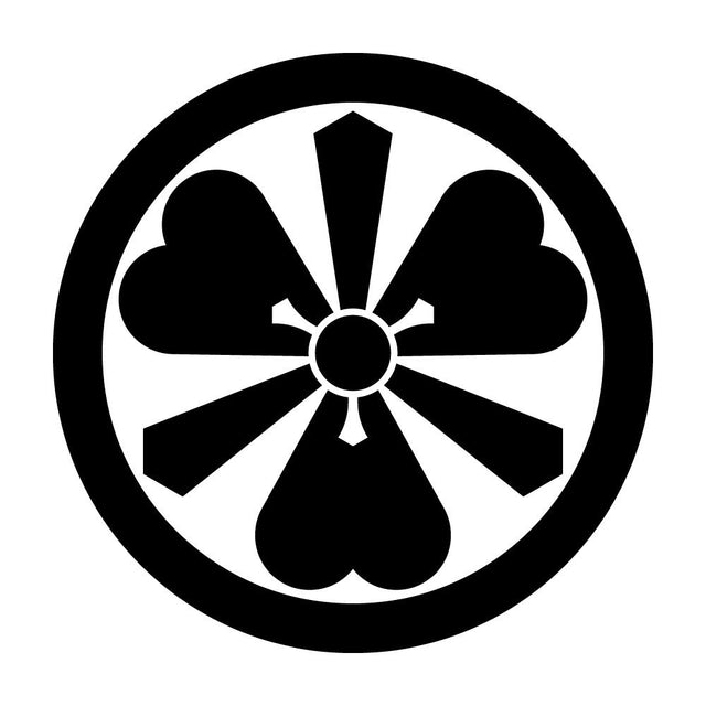丸に若狭剣片喰紋